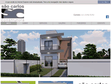 Tablet Screenshot of construtorasaocarlos.com.br